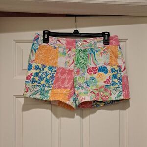 Lilly Pulitzer Originals Carson’s Grandstand Patch Derby Vintage Shorts Size 2